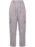 pantalones cargo de lino